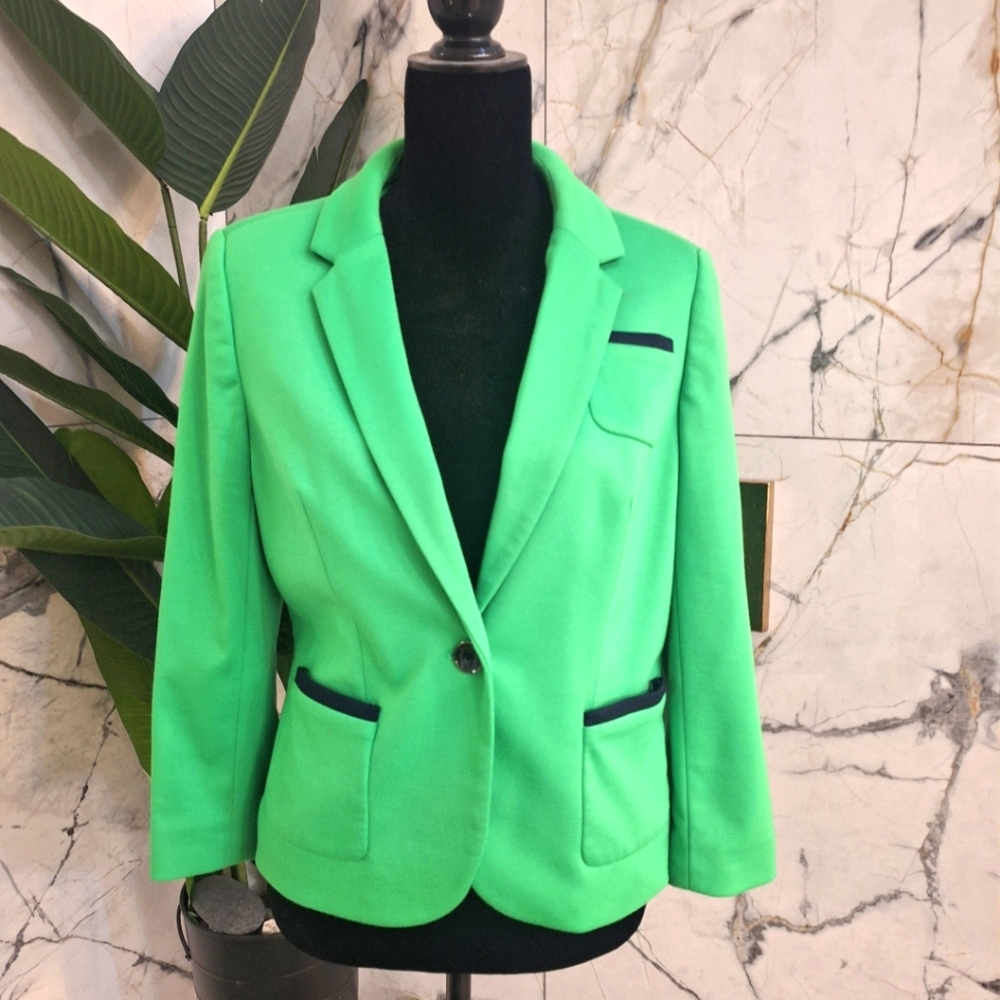 Exquisite Green Fluorescent Blazer